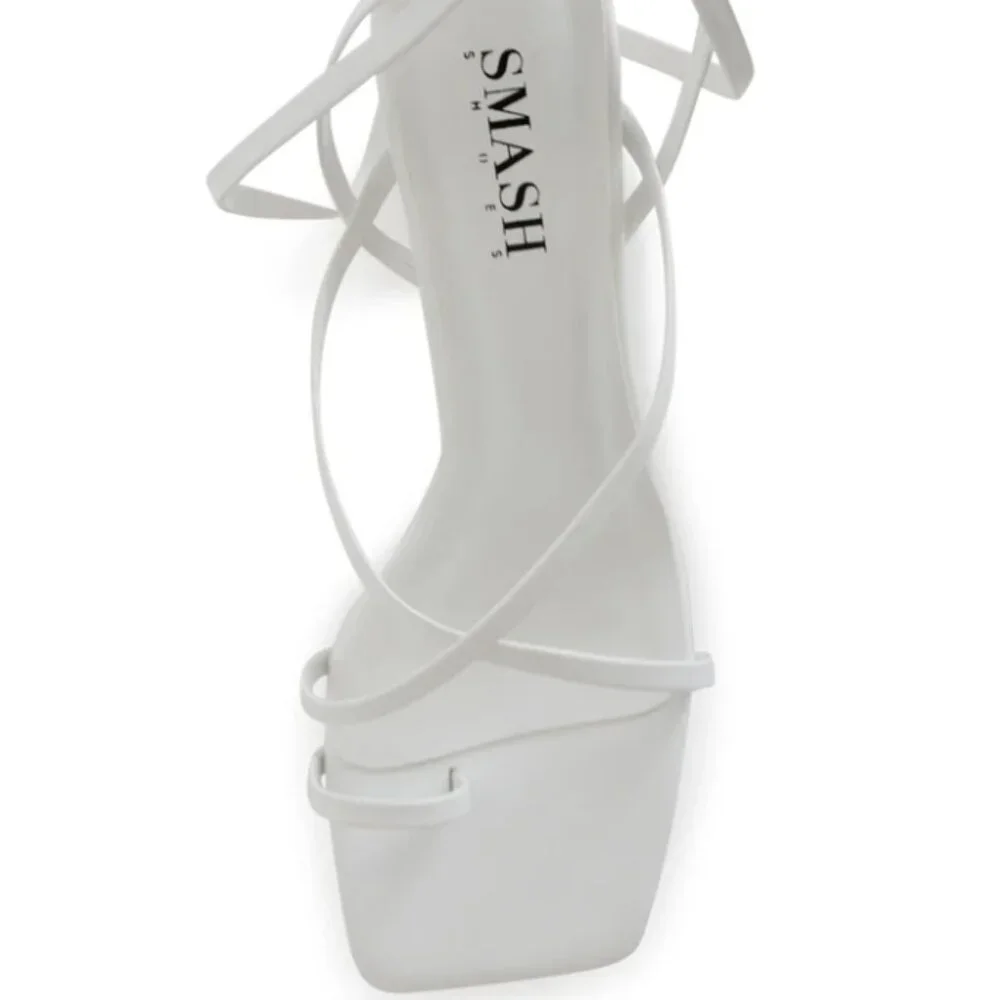 Smash Mona Lace-Up Heeled Sandals – Size 12
